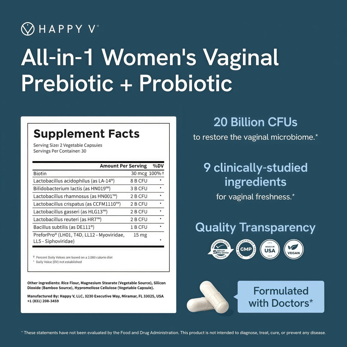 Prebiotic + Probiotic